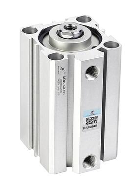 星辰小型气0动薄型气缸S0631DA50/63/80/100-1*155X35X3X20*4*40X