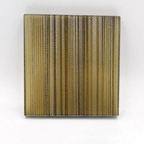 家直，销夹丝艺术玻璃简约685风工艺厂处理，白色线条艺术玻璃