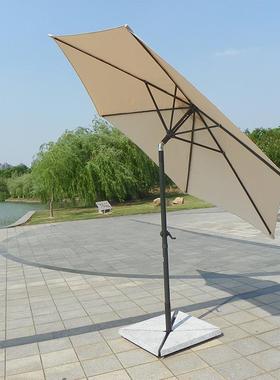 户外遮阳中伞阳台花园大庭院遮阳伞8柱骨带AVK摇头中型摆摊全铁柱