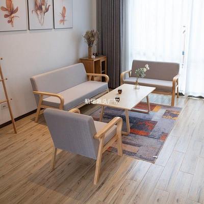 两XCA用复出古木沙发三家用小户型客实厅租房现简约代型单双三人