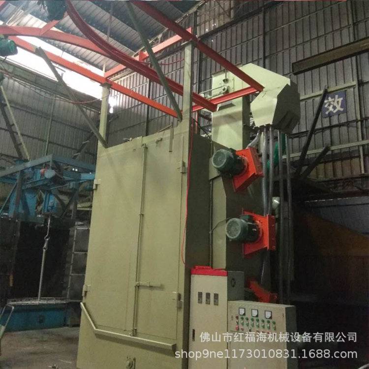 抛丸机吊钩式喷砂机悬挂式抛丸清理机箱体式自动喷丸除尘全自动