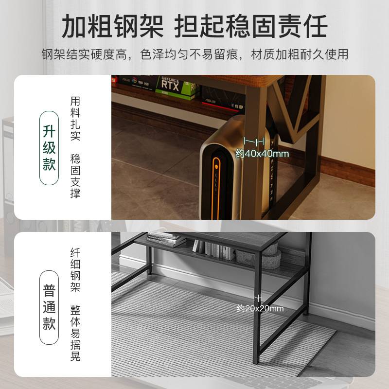 电脑桌台式家用简易书桌成人学习桌椅组合卧室简约办公桌子工作台