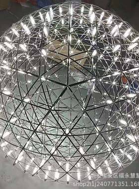 E新球款婚庆道具L2004吊灯不锈钢火星宇宙球圆D球婚礼舞台装饰用