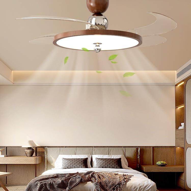 隐形胡风灯中古风餐厅色吊220扇灯新款复古桃木极扇简卧室电扇灯,家装灯饰光源,风扇灯,淘宝优惠券,粉丝福利购,淘宝优惠卷