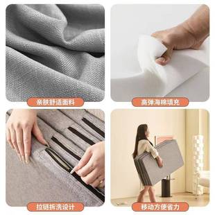 约海绵折叠床垫家用卧室办公室单人午休米午睡榻榻CVF加厚简一体