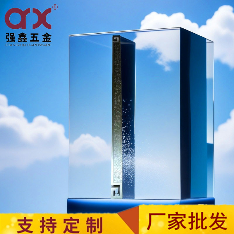 中式玻璃大门拉手红古做旧铝合金大门把手精雕铝拉手长条复古把手