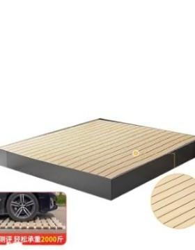 T排a地l榻米双人床现榻UEB代1.5简约1.2出租房矮床落防潮骨架地台