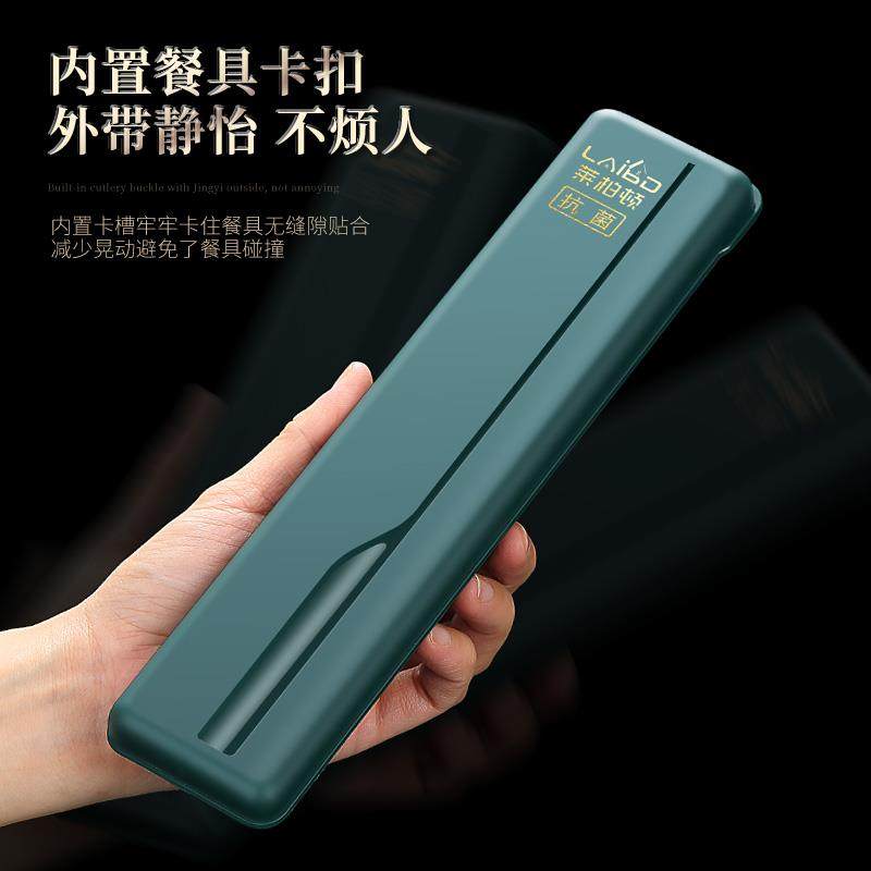 便携餐用具31L不锈钢筷子勺子套盒装家HYuktlus用叉一人三件6套学