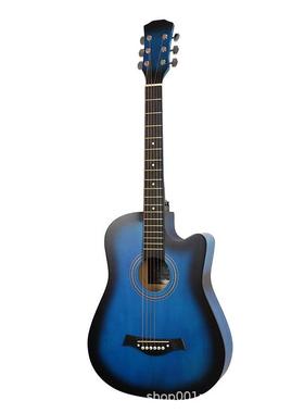 原声吉他木吉他Guitr工亮厂货源吉QD-D38Q-38寸全椴木光民a谣木他