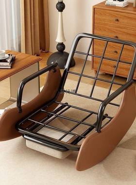 新款摇椅小FHA户型客厅懒躺人椅单人沙发椅阳沙台休闲发舒适椅子家用