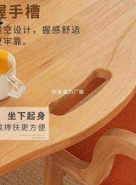 实老年桌适老化餐桌椅组合养老院公寓LGF老家适具敬院木老桌椅