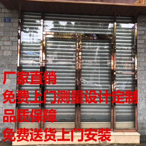 定制钢化玻璃片地弹门自动感应门推拉门定做安装铺面玻璃商铺玻璃