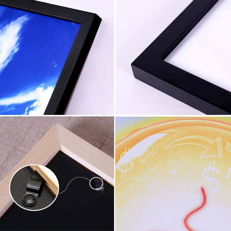 励志海报框会议室墙标语办公室壁画装饰画企业公司挂画有文化走廊