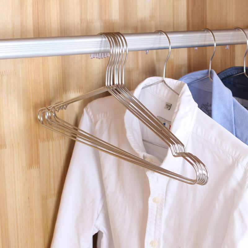 防风婴儿衣架儿童防滑宝晾衣架架不锈钢衣架宝衣初加粗居衣架晒衣