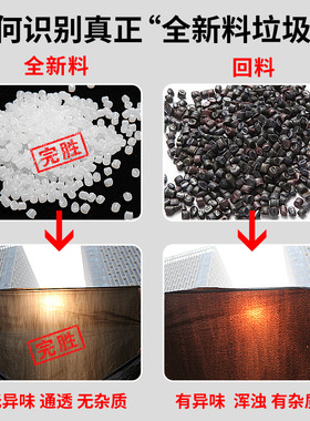 加厚大号垃圾袋黑色平口商用酒店B物业环卫垃圾袋240L大号塑料袋