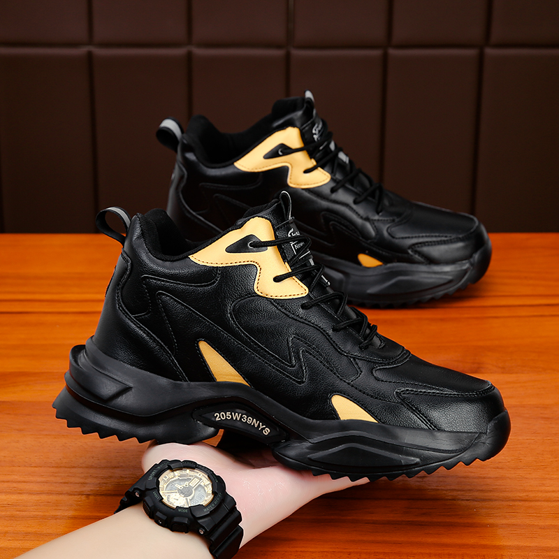 大尺码45码46黑色l男鞋冬季防水47二棉鞋男加绒48加厚38运动鞋子