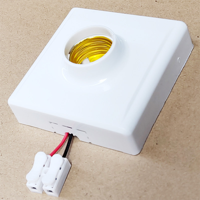 灯座灯口灯头螺口无线遥控免布线随意贴开关面板220V双控灯具射频