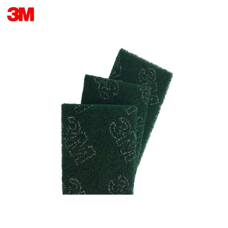3M 8698 DCPRO工业百洁布绿色不锈钢拉丝除锈尼龙抛光棉
