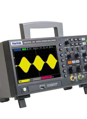 汉泰Hantek DSO2C10数字存储示波器100MHz(2CH)带信号源