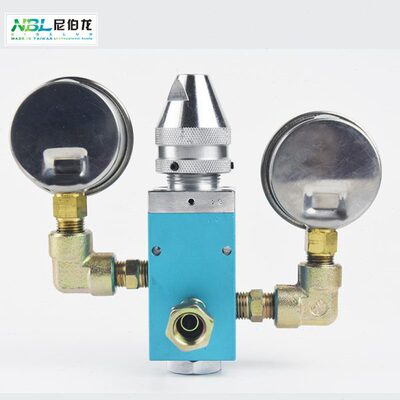 原装台湾尼伯龙油脂减压阀定量阀配置气动黄油机减压定量阀