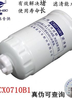 CX0710B 柴滤 CX0710B1柴油格CX-6312 231-1105020-937柴油滤清器