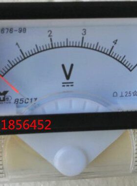 直流电压表85C17-5V 85C17-V 10V 15V 20V 30V 50V GB/T7676-98