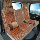 江淮帅铃EQ3Q6Q7S6S7骏铃V5V6V3E3夏季 竹片凉垫货车坐垫轻卡座套