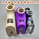 包邮 滚轮胶棉拖把塑料配件挤水轮钢筋铝叉头27 38cm海绵拖布零件