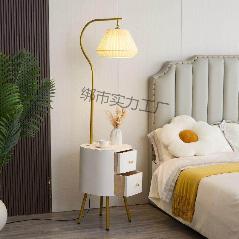 2025奶油风唯美家高端奢华新款卧室客厅茶几可充电智能一体落地灯,电子元器件市场,其它元器件,淘宝优惠券,粉丝福利购,淘宝优惠卷