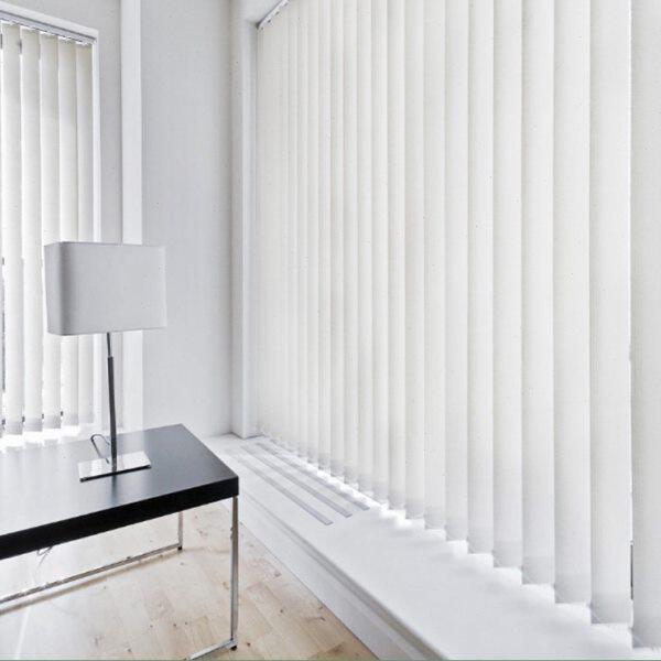 办公室垂直帘竖百叶窗帘折帘手动隔断遮阳光竖式遮光电动卧室定制