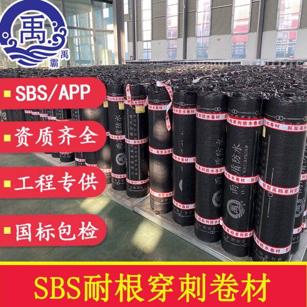 4.0厚弹性体(SBS)改性沥青耐根穿刺防水卷材(复合铜胎基种植屋面