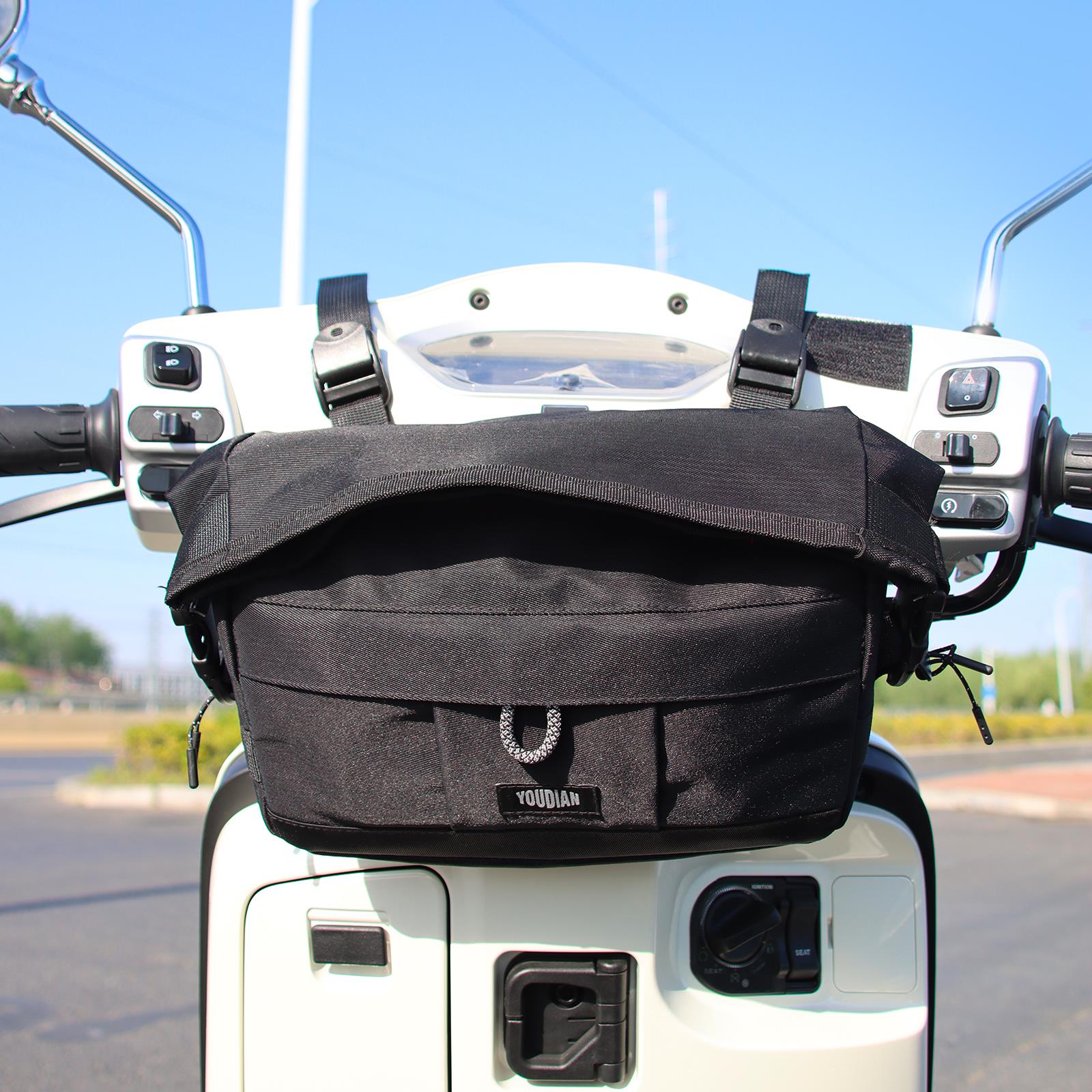 游点电动车自行车车头防水防雨收纳储物包边包车把包车头包