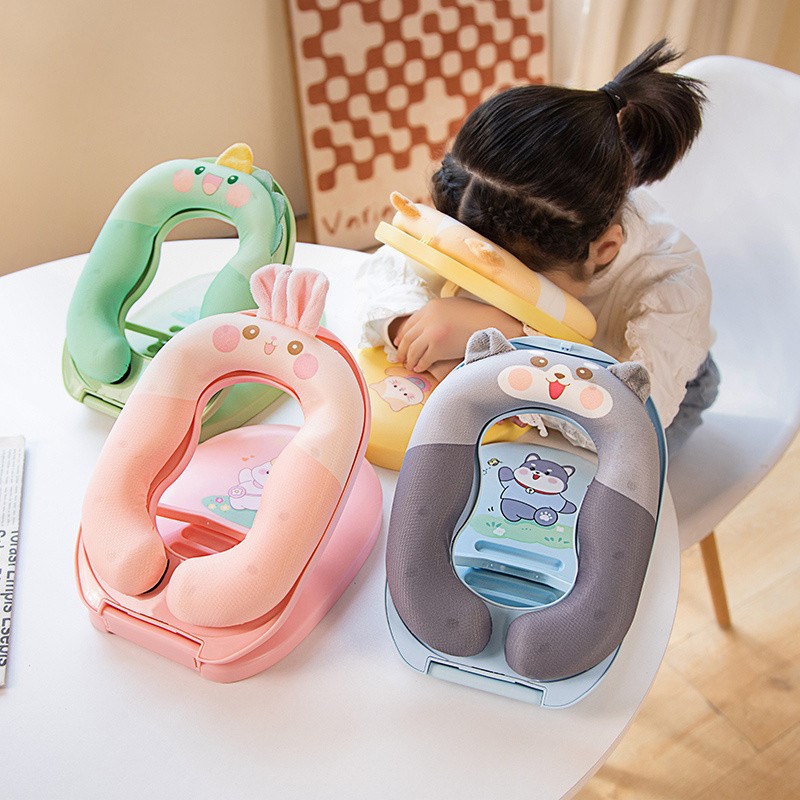 小学生午睡枕趴睡枕初中生教室午休趴桌上睡O觉专用抱枕可折叠枕