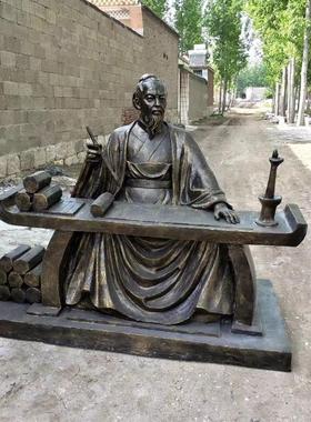 玻璃钢名医肖像古代名医张仲景雕塑四大名医中医文化医学院摆件
