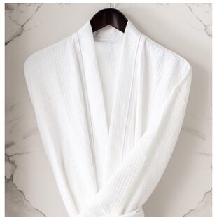 W酒店浴袍春秋薄款男女情侣浴袍五星级酒店家居长款浴衣睡袍浴衣