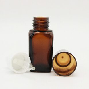 芯硅谷 S6847 方形吸管瓶 滴管瓶 精油瓶 精油调配瓶 抗热震 耐水