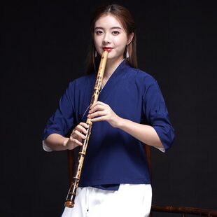 湛文兵箫专业演奏古风萧乐器八孔洞箫六高级萧笛g调f吹箫长潇初学