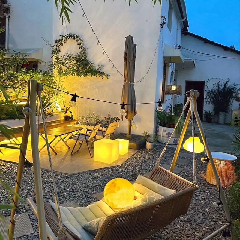 户外网红小院装饰草坪灯小院布C置院子造景太阳能灯氛围灯套餐