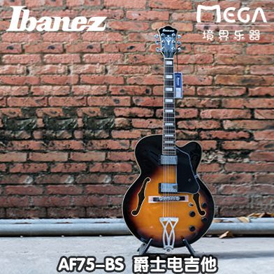 Ibanez 爱宾斯依班娜 AF75 BS  爵士电吉他