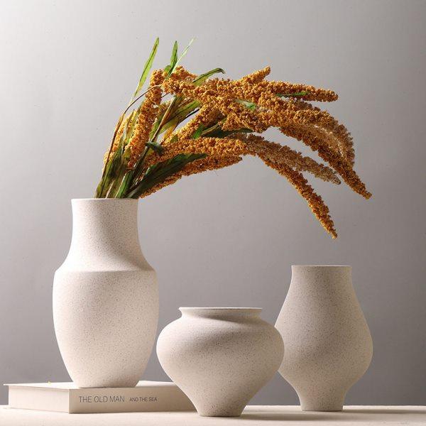 北欧简约陶瓷花瓶样板房创意磨砂点点插花装饰品博古架物摆件现代,家居饰品,花瓶,淘宝优惠券,粉丝福利购,淘宝优惠卷