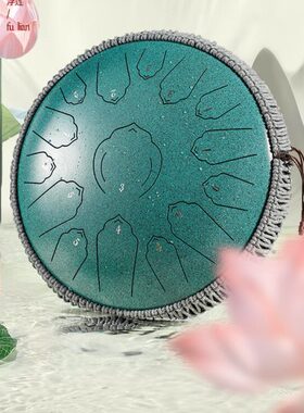 鲁儒华蜀藏青14寸15音钢舌鼓莲花鼓手碟鲁儒初学乐器人气专业包邮