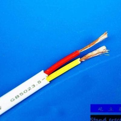 特惠白色2芯电源线 2芯护套线 RVV 2X1平方 电源线  白色软护套线