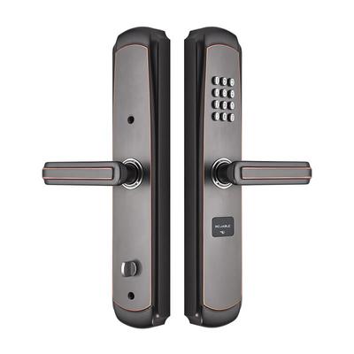 入户防盗门不锈钢机械密码锁大门别墅门锁防冻机械密码锁不用电池