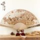 丝艺堂中国风缅香木一尺檀香扇子 礼品折扇镂空雕刻古风摆件 女式