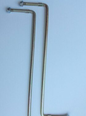 婴儿床配件五金件摇篮摇摆筋Z型挂勾童床摇摆臂长铁勾S型大吊钩