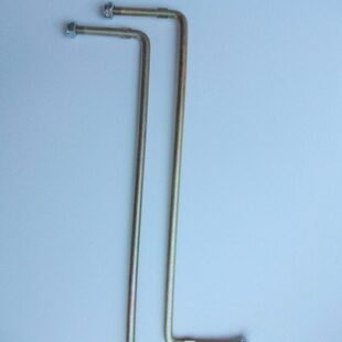 婴儿床配件五金件摇篮摇摆筋Z型挂勾童床摇摆臂长铁勾S型大吊钩