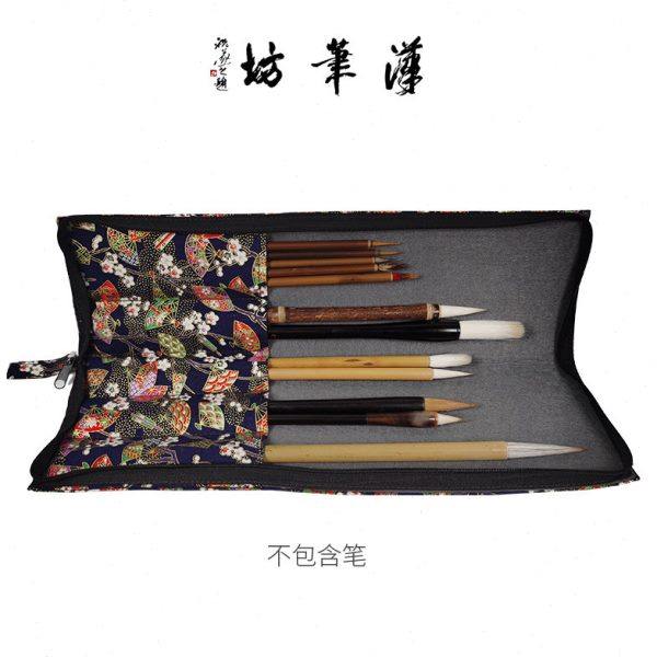 汉笔坊笔袋毛笔专用水彩画收纳卷学生书法笔袋古风国画便携文房,文具电教/文化用品/商务用品,笔袋,淘宝优惠券,粉丝福利购,淘宝优惠卷