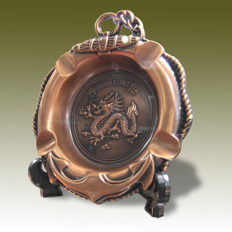 金属工艺品铅锡合金浇铸锌合金压铸铜H铸红古铜电镀圆盘办公室摆