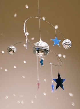迪斯科迪斯科球风铃挂件装饰摆件乔迁R房间卧室气氛布置