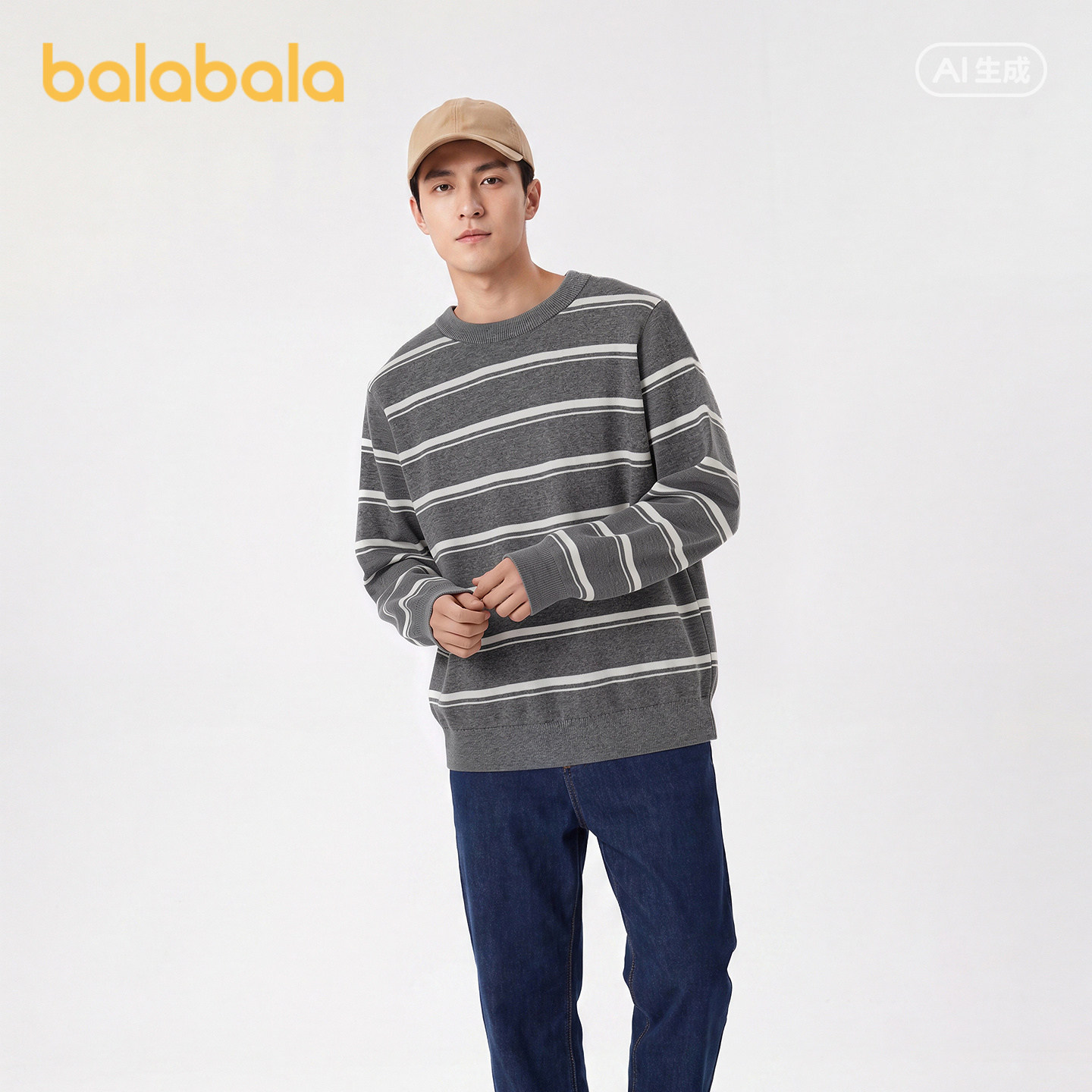 巴拉巴拉balaOne套头毛衫打底衫
